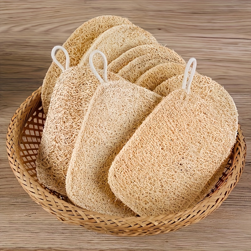 Body Loofah Natural - 6 szt. Naturalnych Gąbek Luffa do
