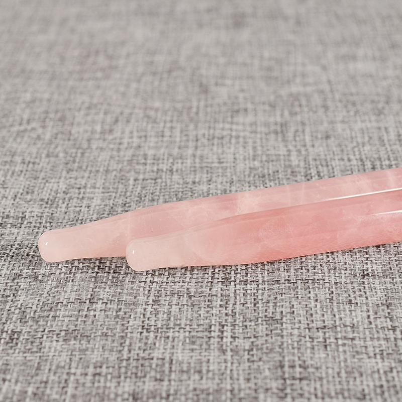 2 szt. Masażer do oczu z natur – Gua Sha Tool Rose Quartz recenzja i cena