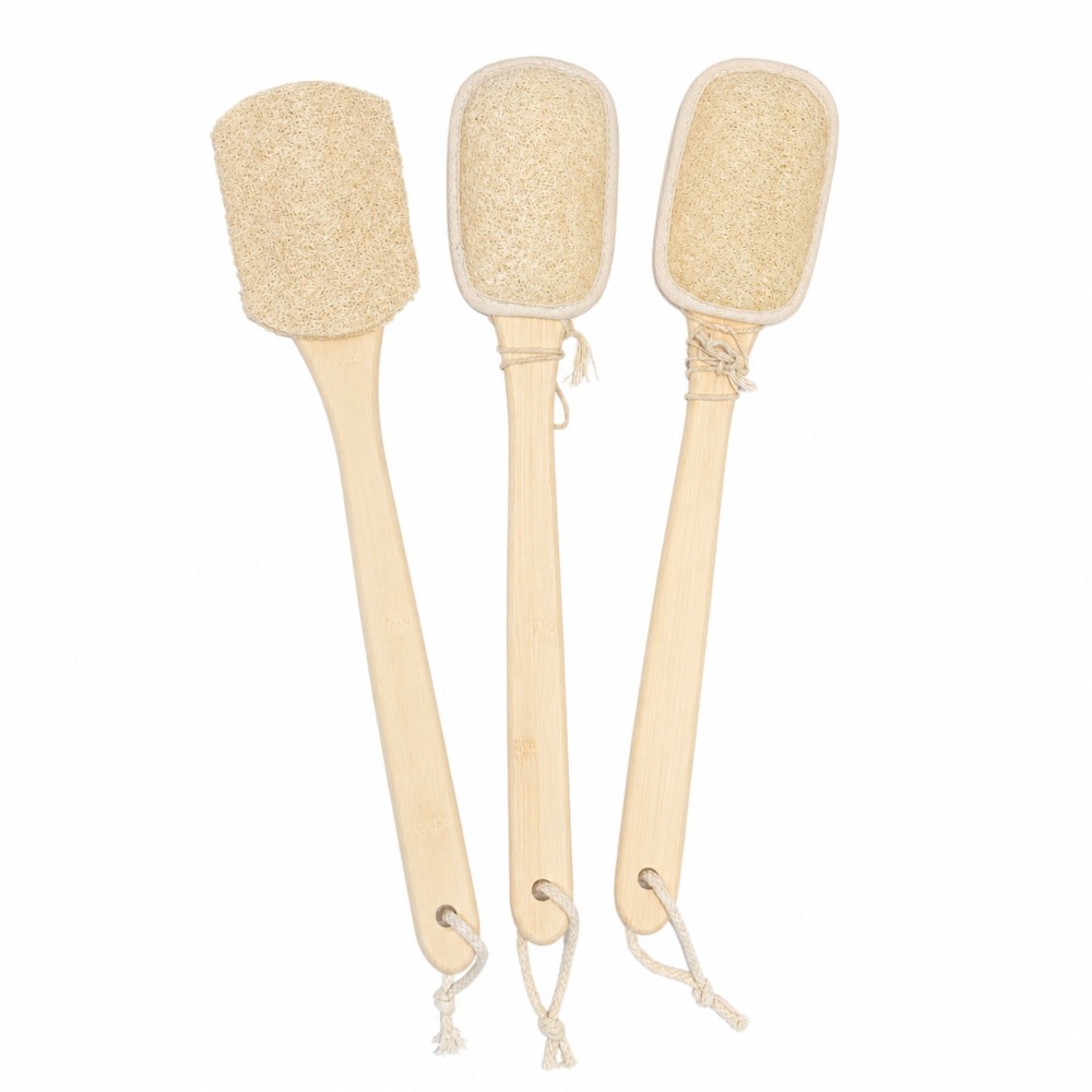 Dwustronna naturalna szczotka  – Body Loofah Natural recenzja i cena