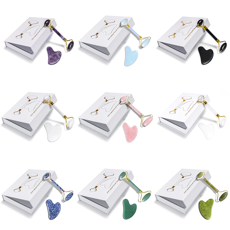 Zestaw do masażu z różowego kw – Gua Sha Tool Rose Quartz recenzja i cena