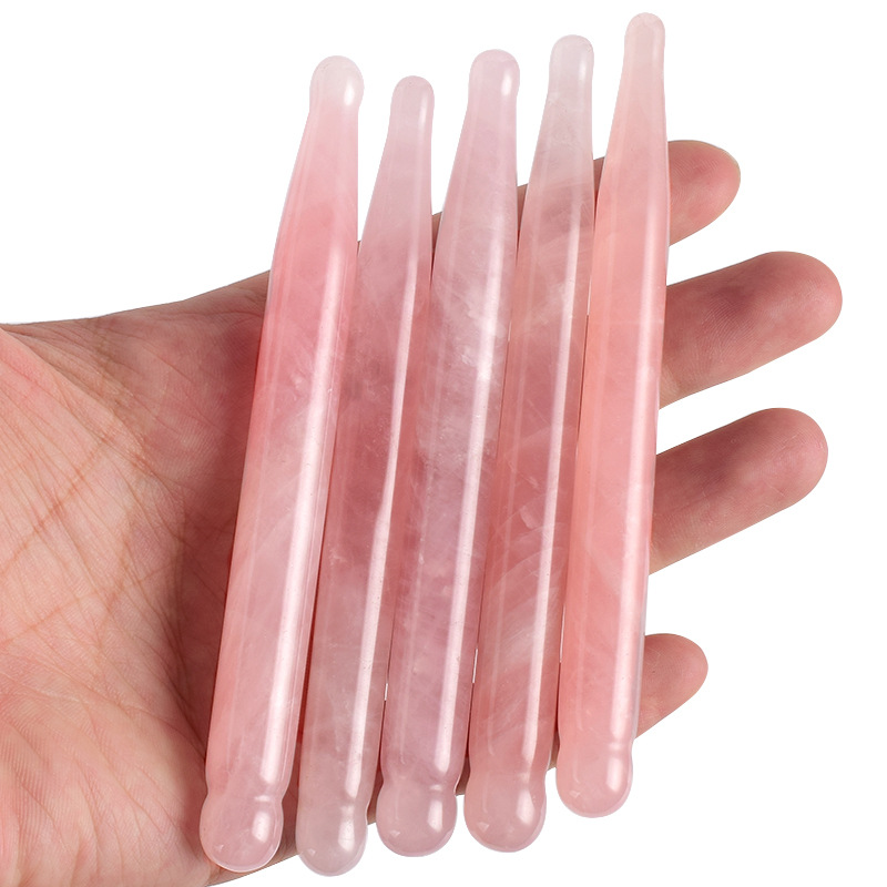Pióro do masażu oczu Naturalny – Gua Sha Tool Rose Quartz recenzja i cena