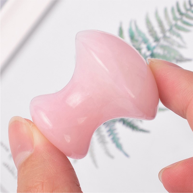 1 szt. Grzybek do masażu Gua S – Gua Sha Tool Rose Quartz recenzja i cena